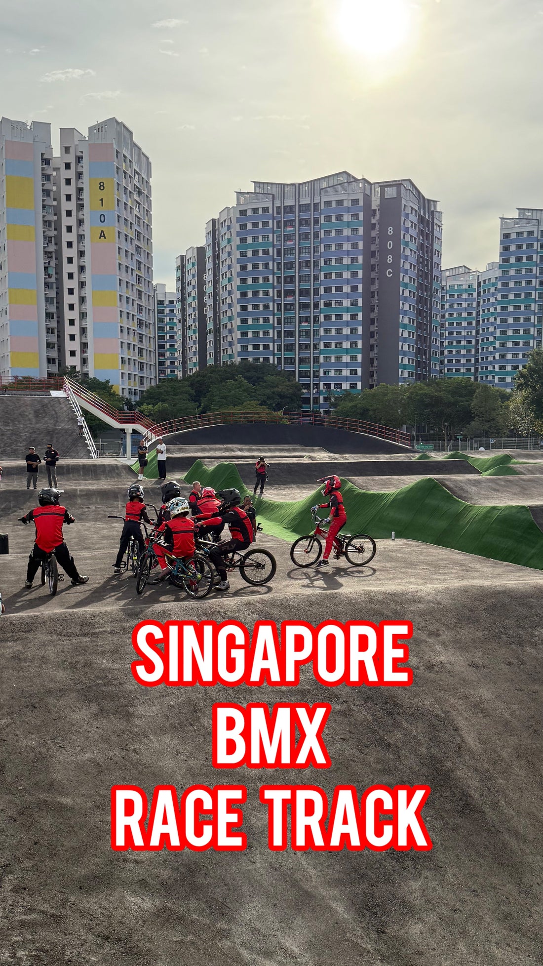 Singapore’s Only BMX Racing Track & Public Pump Track at The Bricks, Choa Chu Kang