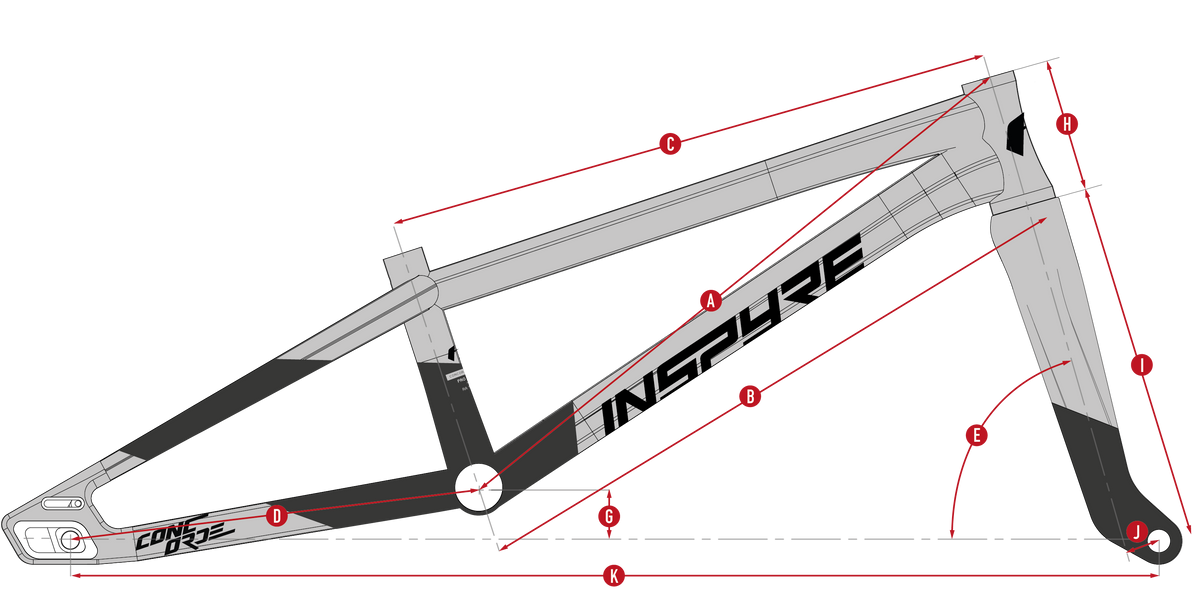 Inspyre Concorde V4 BMX Race Frame