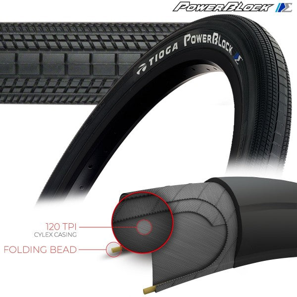 Tioga S Spec / BLK LBL Tyre